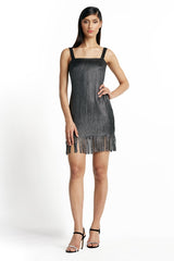 Jimi Metallic Jersey Mini Dress