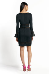 Rayna Neoprene & Mesh Mini Dress