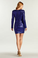 Minka Deep V Mini Dress