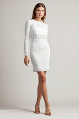 Rose Long-Sleeve Knit Dress
