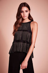 Britney Fringe Jumpsuit