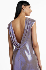 Tinsley  Sequined-Mesh Mini Dress