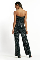 CeCe Cheetah Sparkle Jumpsuit