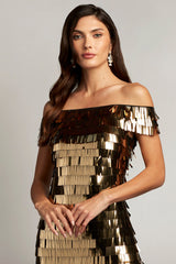 Astor Sequin Fringe Mini Dress