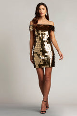 Astor Sequin Fringe Mini Dress
