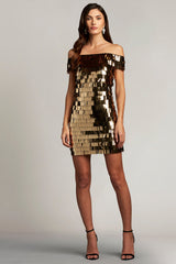 Astor Sequin Fringe Mini Dress