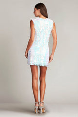 Birdie Sequin Fringe Mini Dress