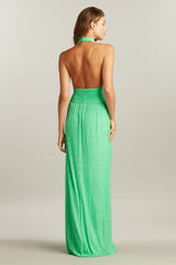 Sasha Sequin Halter Gown
