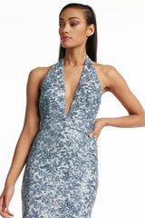 Lara Sequin Lace Mini Dress