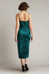 Juneau Spaghetti Strap Lace Midi Dress