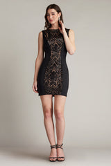 Mel Sequin Panel Mini Dress