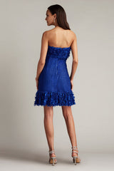 Carmen Lace Fringe Mini Dress