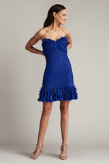 Carmen Lace Fringe Mini Dress