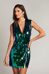 Birdie Sequin Fringe Mini Dress