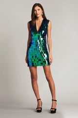 Birdie Sequin Fringe Mini Dress