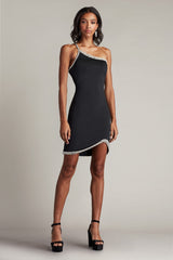 Kalista Pearl Trim Mini Dress