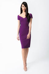 Off Shoulder Dress in Begonia